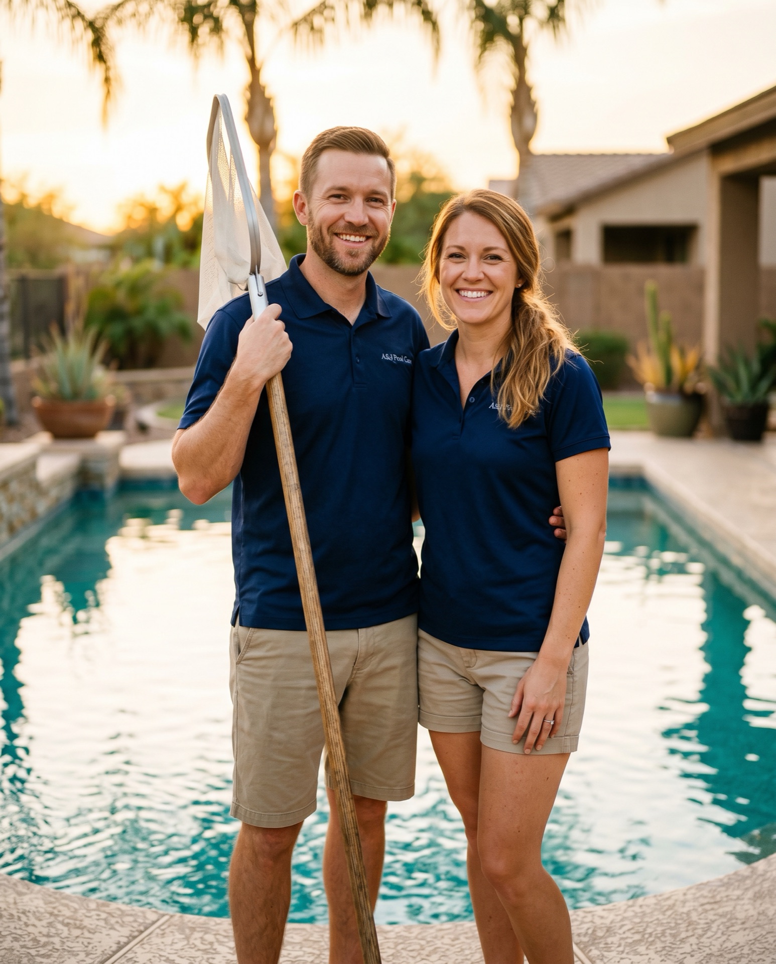 The family behind See It Clean Pools in Vistancia, AZ